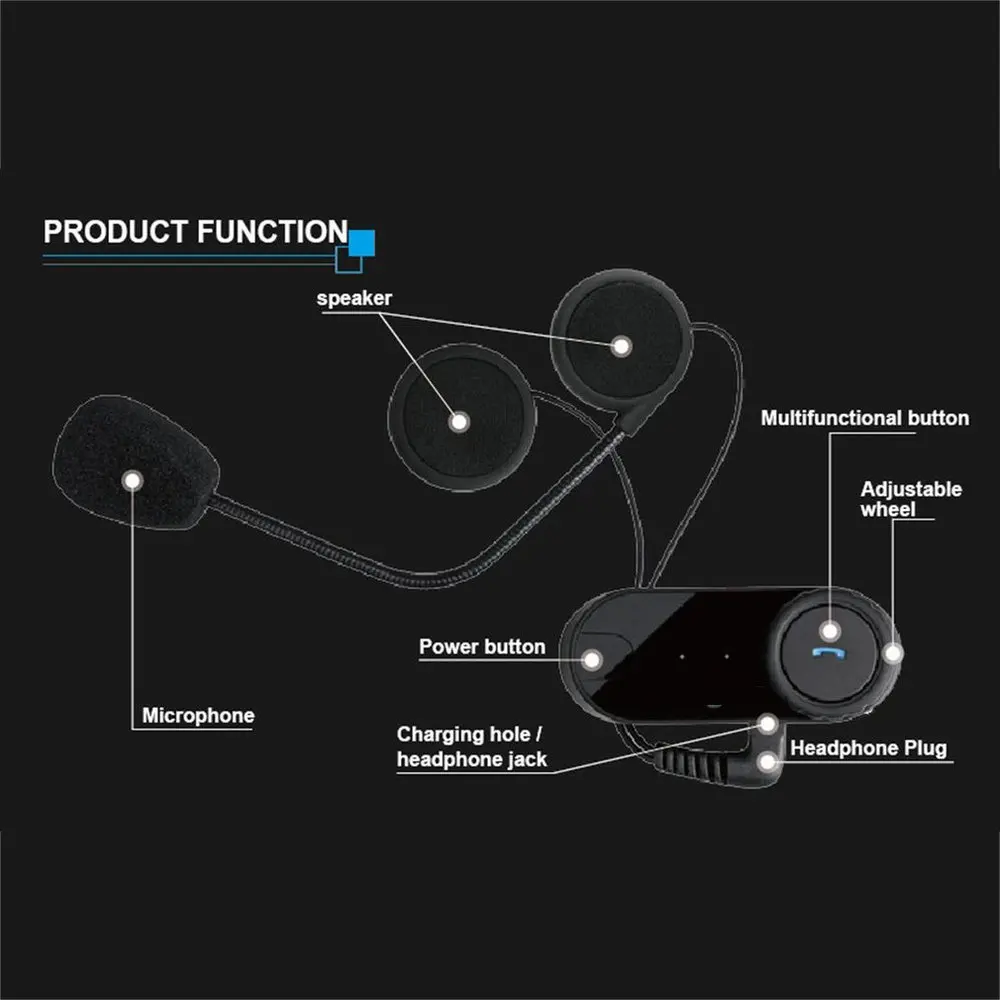 Freedconn TCOM-02 мотоциклетные шлемы гарнитура мотоциклетный шлем Беспроводные Наушники управление для MP3/4 Радио iPod