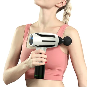 

6 Speeds Electric Massage-Gun Cordless Handheld Deep Tissue Adjustment Deep Vibration Muscle Relaxation Fitness For Home Gym