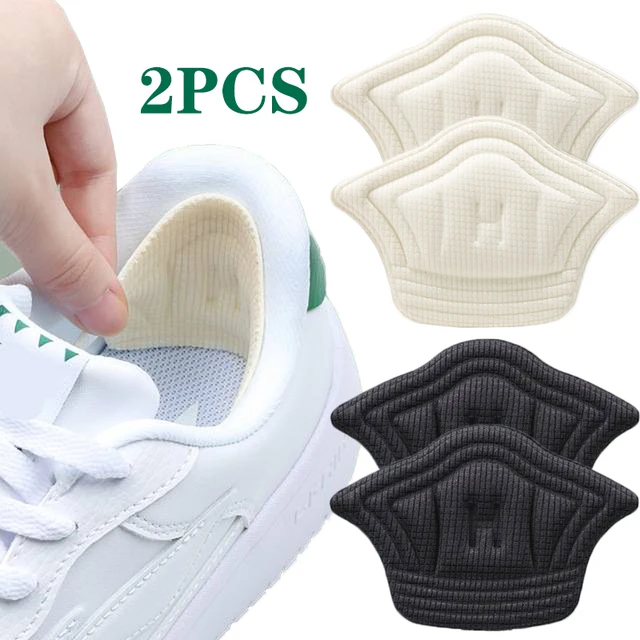 2pcs Insoles Patch Heel Pads for Sport Shoes Adjustable Size Antiwear Feet Pad Cushion Insert Insole Heel Protector Back Sticker 1