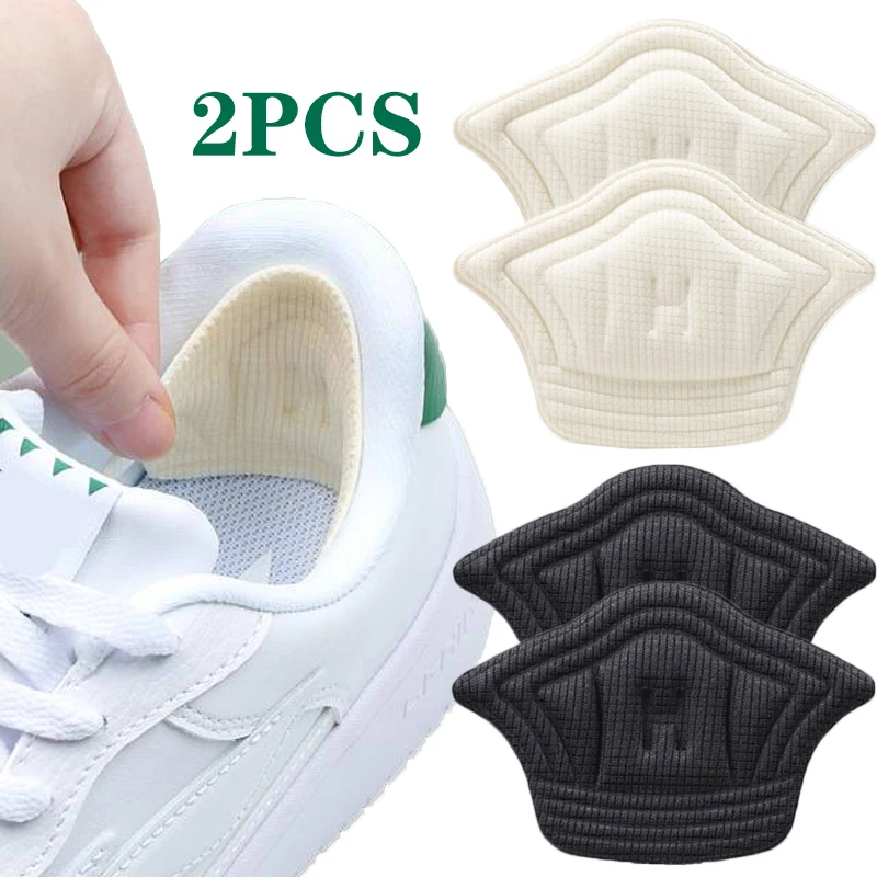 2pcs Insoles Patch Heel Pads for Sport Shoes Adjustable Size Antiwear Feet Pad Cushion Insert Insole Heel Protector Back Sticker|Insoles| - AliExpress