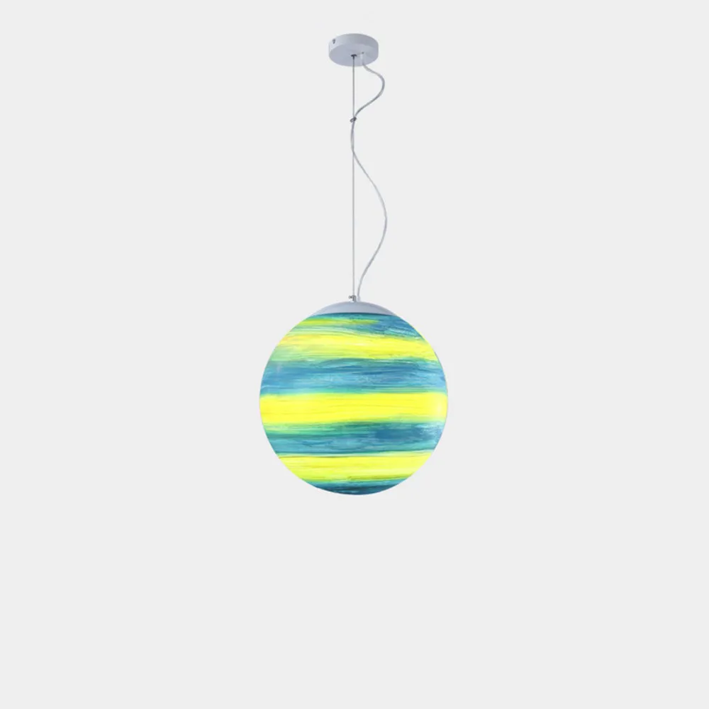 Uranus Haning лампа космический подвесной светильник Uranus Earth Venus Art креативный планетарный светильник s для отеля, столовой, гостиной, детского сада - Цвет корпуса: Uranus