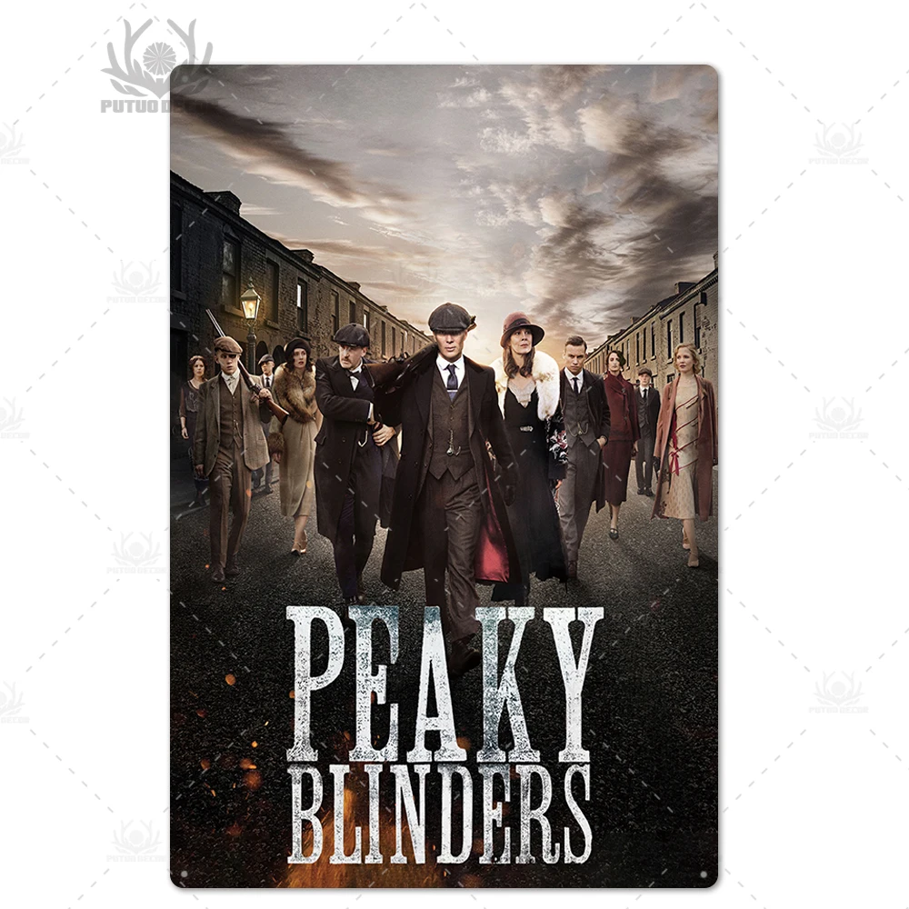 TH4798 Peaky Blinders металлический плакат оловянные знаки винтажные металлические знаки металлическая пластина для паба бар человек пещера Настенный декор - Цвет: TH4798