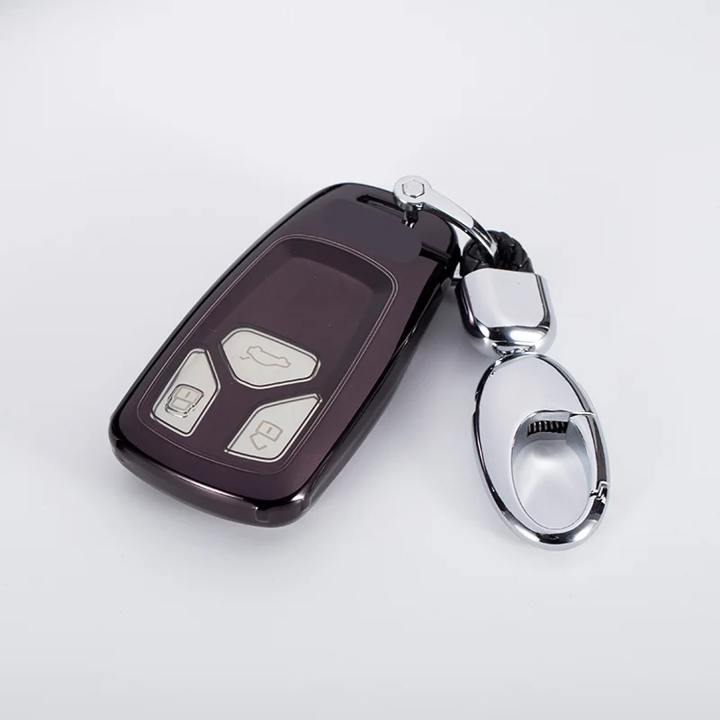 Новый мягкий чехол для ключей из ТПУ AUDI A4 B9 Q5 Q7 TT TTS 8S 2016 2017 2018 2019 автомобильные