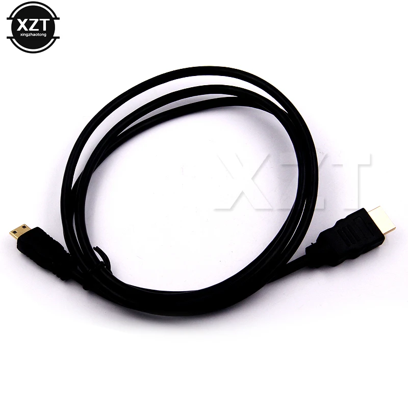 1,5 м HDMI кабель позолоченный HDMI к Mini HDMI 1,4 1080P 3D для HDTV проектор Ноутбук DVD видео переключатель делителя высокоскоростной