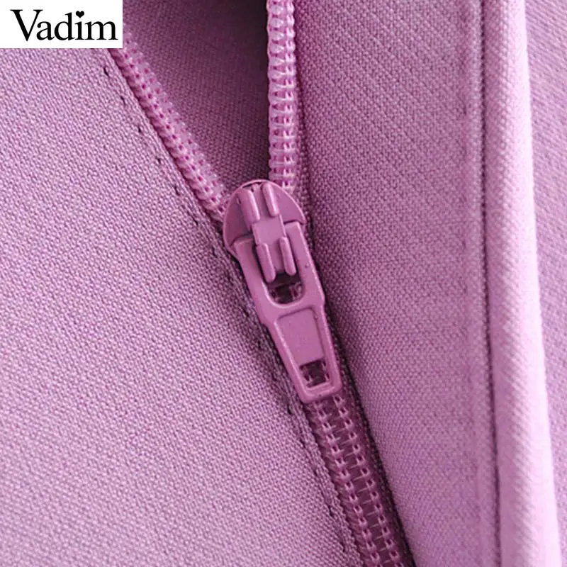 Женские брюки до щиколотки Vadim фиолетовые бежевые оранжевые на молнии с