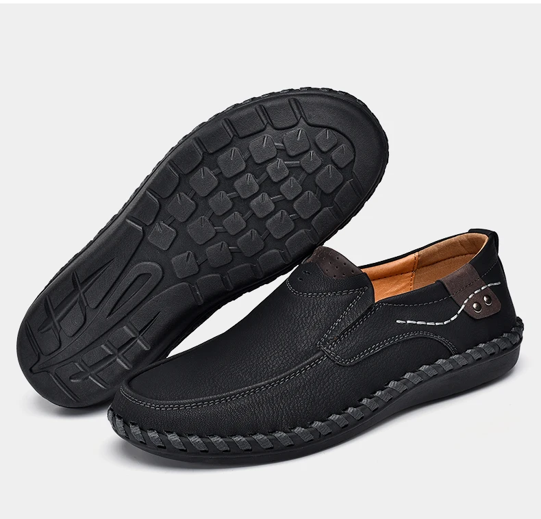 Men Casual Shoes Loafers Sneakers Fashion Leather Comfort Walking