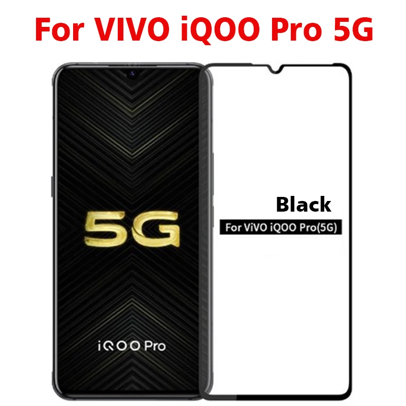 Закаленное 3D стекло с полным покрытием для Vivo IQOO PRO Защитная пленка экрана