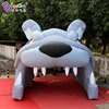 Personalized 4.8x4.5x3.8 Meters Inflatable Bulldog Head Tunnel Tent For Outdoor Event - BG-T0259 5