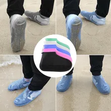 1 пара силиконовые многоразовые непромокаемые сапоги защитная обувь JS21