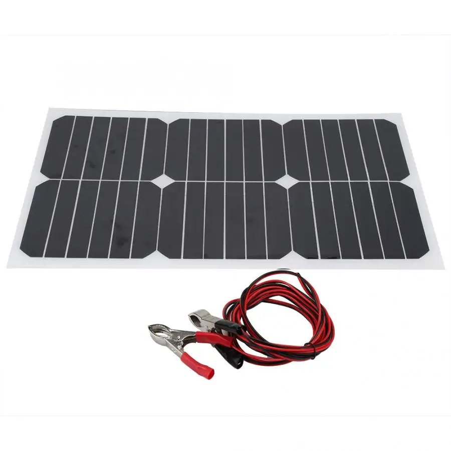 Открытый Портативный 18 в 20 Вт Sunpower чип солнечная панель ПЭТ ламинирование с 4 рамками