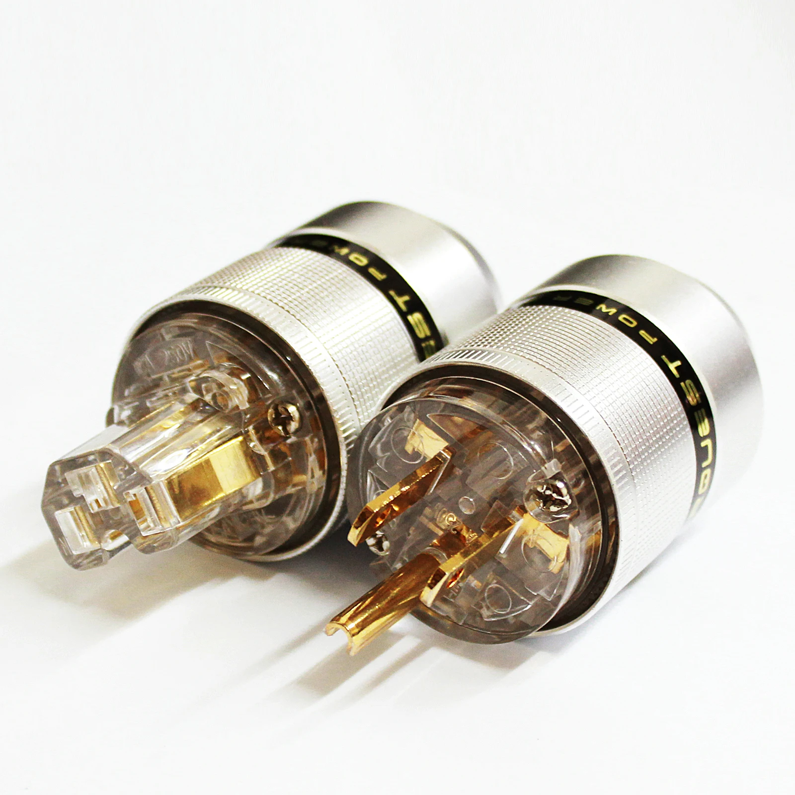 SONARQUEST P25-G из алюминиевого сплава(T) C25-G(T) Высококачественные золото покрытием США Разъем питания и IEC разъем для Hi-Fi аудиоусилитель