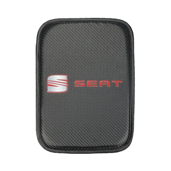 

1pcs Car armrest cushion covers Auto seat armrests box storage pads Protection cushion for FR seat leon ibiza Altea accessories