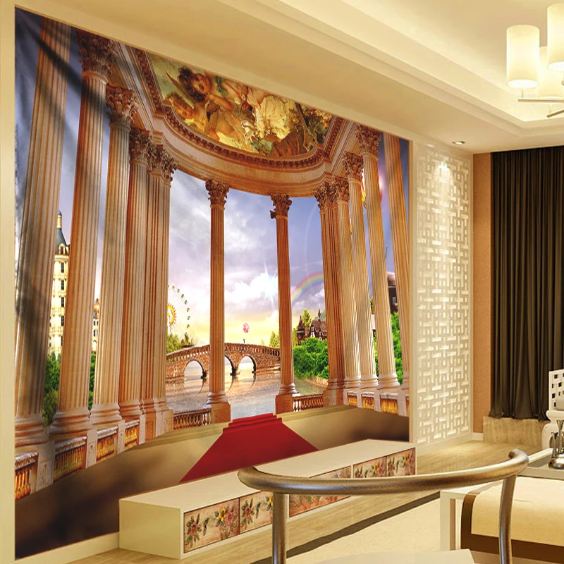 

3D Landscape Psychedelic Tapestry Living Room Wall Hanging Cloth Mandala Polyester Tapestry Boho Carpet Home Bedroom Decoration