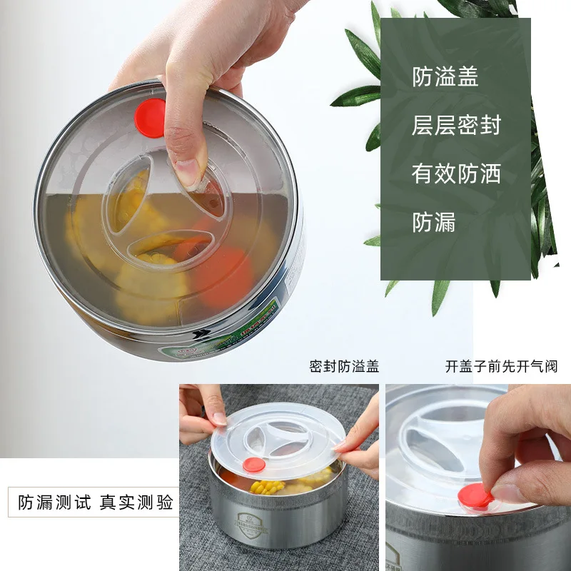 stainless-steel-multi-layer-portable-feeding-large-capacity-insulated-bucket-portable-lunch-box-overflow-proof-lunch.jpg Rozsdamentes Acél Többrétegű Hordozható Etethető Nagy Kapacitású Szigetelt Vödör Hordozható Ebéddoboz Túlfolyó Ebéddoboz - Image 2