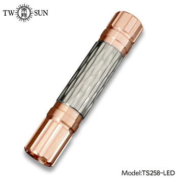 

TWOSUN Knives TC4 Titanium Alloy Copper Tactical Flashlight Led Light Camping Lamp Outdoor Equipment Outdoor Tools EDC TS258
