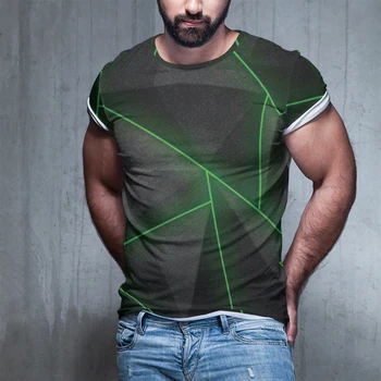 

Hot New 3d Printed T-shirt Fashion Black Art Round Neck Men's T-shirt Street Style K100-4xl