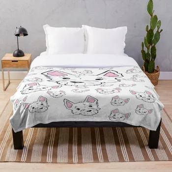 

Printed Throw Blanket Sherpa Fleece Soft Blanket Flannel Rug Home Decoration For Bed Drop Shipping Its Raining Westies