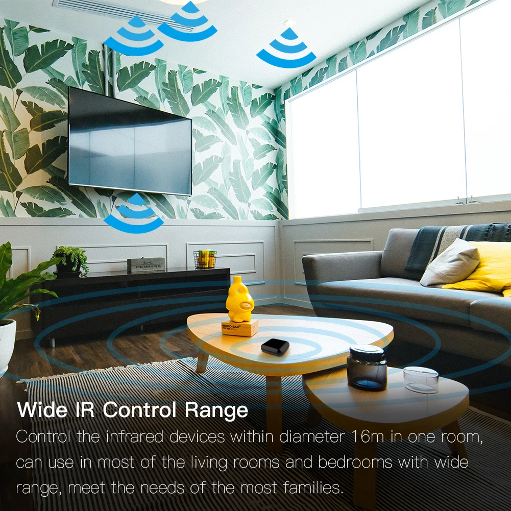  WiFi Smart IR Wireless Infrared Remote Control TV Air Condition SAT by Smart Life/Tuya APPWorks wit - 4000047075161