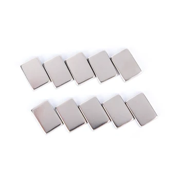 

New 10pcs/lot empty Eyeshadow Tin Pans Makeup Palettes Empty Square Palette Iron Cases Pans For Powder 18*13MM