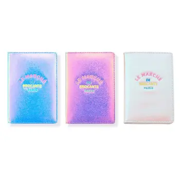 

Shining Embroidery Passport Case Travel Ticket Card Pouch Passport Holder Bag High Quality