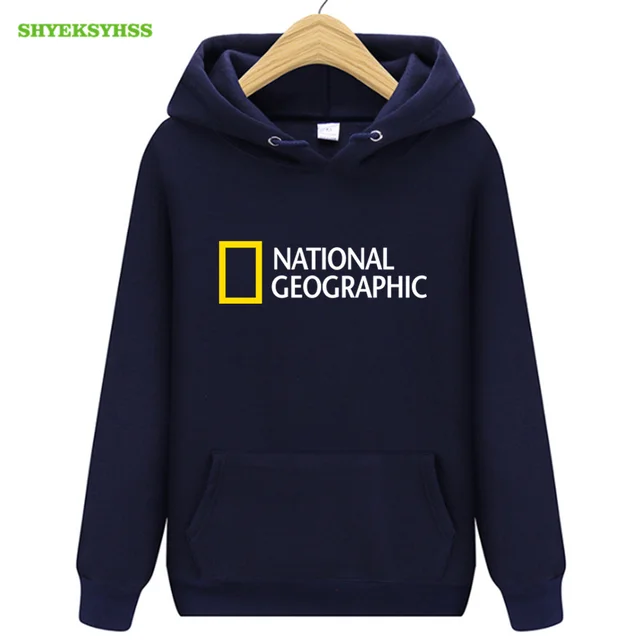 National Geographic Hoodies Mens Survey Expedition Scholar Top Hoodie Mens Fashion Outdoor Clothing Funny Sweatshirt Pullover