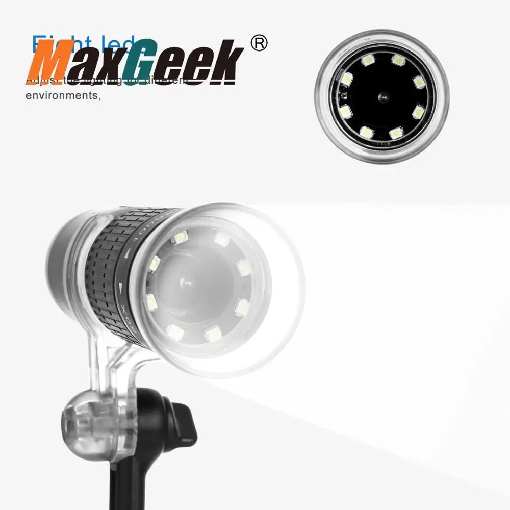 Maxgeek 1000X цифровой Wifi микроскоп Лупа камера для iPhone samsung Android IOS
