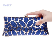 LDAJMW Свадебные вечерние сумки Клатчи женские золотые хрустальные вечерние сумочки кошелек Заводская цена золотой клатч черная маленькая сумочка