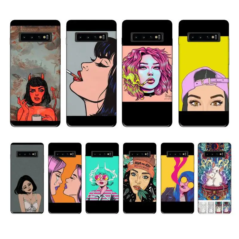 

FFboost Chinese style luxury brand case coque fundas for samsung galaxy S8 S9 S10e S20 PLUS J6 J600 cases cover