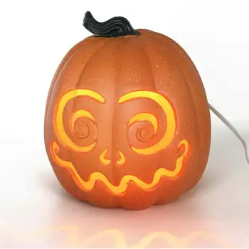 

Halloween Pumpkin LED Light Lamp Creative Lantern Home Props Pumpkin Bar Horror Citrouilles Lantern Decor Holiday Lighting
