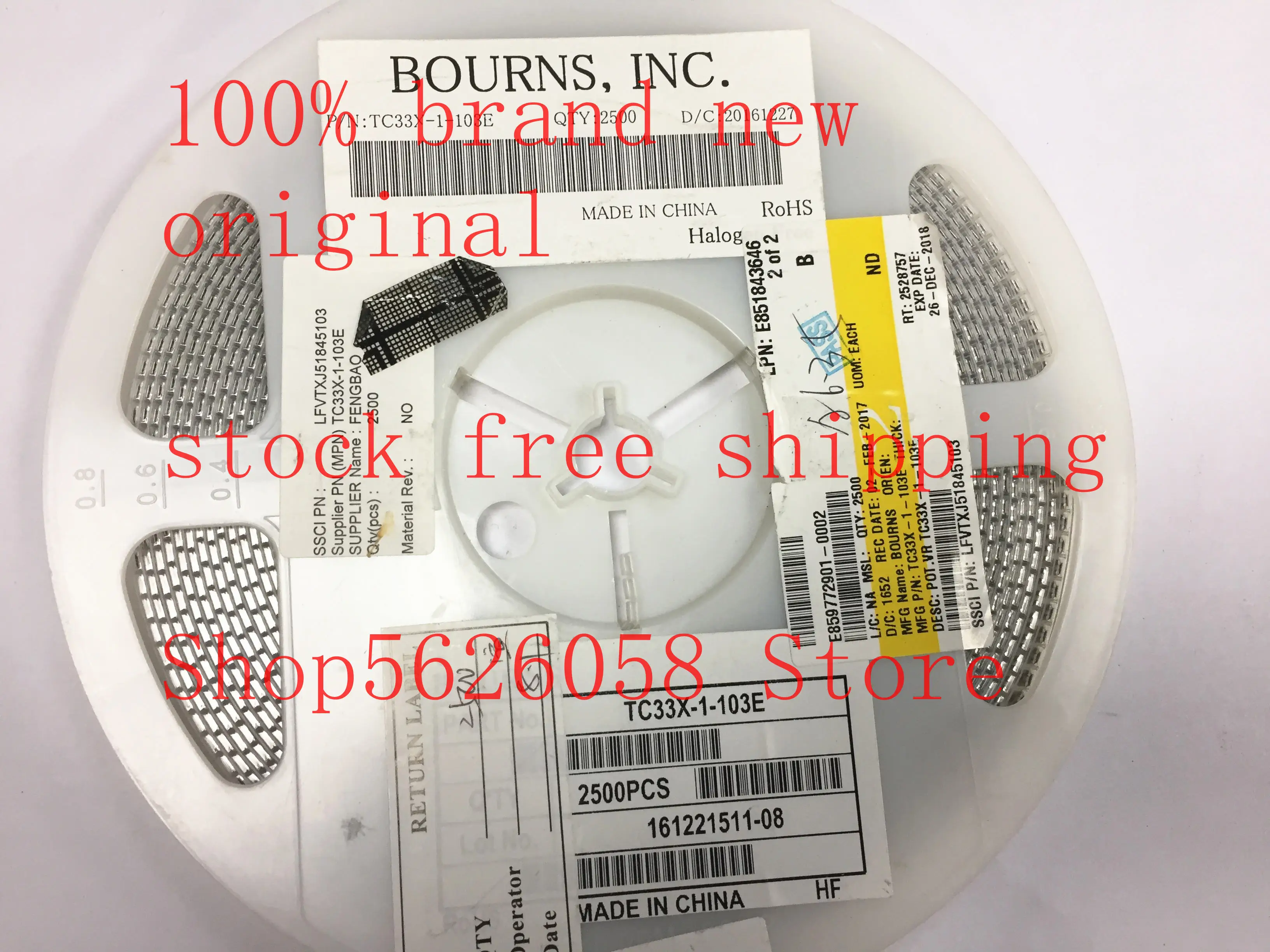 

TC33X-1-103E SMD 100% new original 50PCS/LOT STOCK