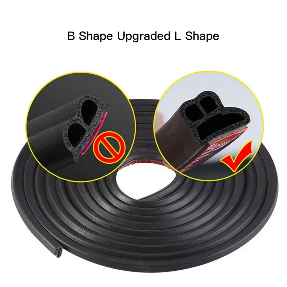 Уплотнительная лента 5 м l образная уплотнительная для автомобильной двери