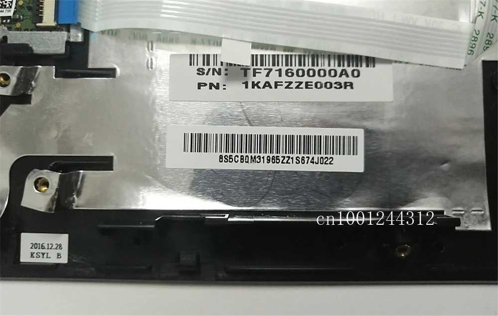 Новинка для lenovo E42 E42-30 E42-70 E42-80 V510-14IKB и Упор для рук верхний чехол клавиатура ободок крышки Touchpad отпечатков пальцев 5CB0M31965