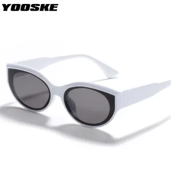 

YOOSKE Brand Vintage Sunglasses Men Women 2020 Fashion Cat Eye Sun Glasses Classic Retro Pink Green Eyewear Femlae UV400 Goggles