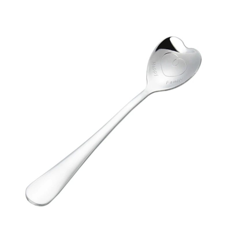 Heart Shape Stirring Small Coffee Spoon Stainless Steel Small Coffee Spoons Gold Tableware Cutlery Unique Gold Dessert Spoon