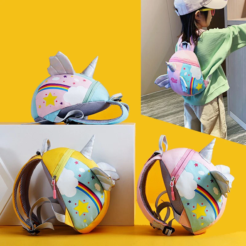 unicorn store yellow backpack