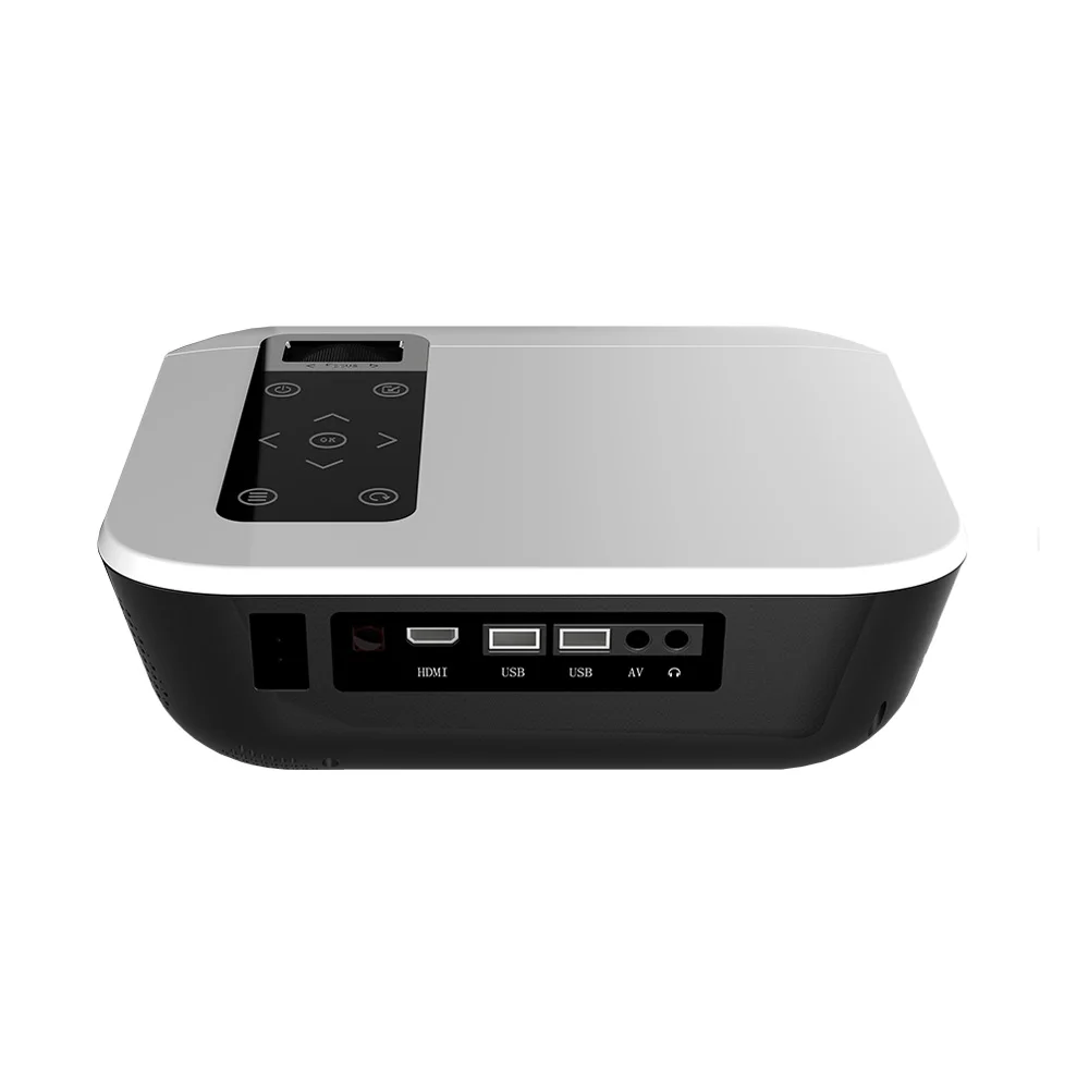 Видеопроектор ALSTON T8 Full HD 1080p 4k 5000 люмен HDMI USB AV с подарком|Проекторы для домашнего