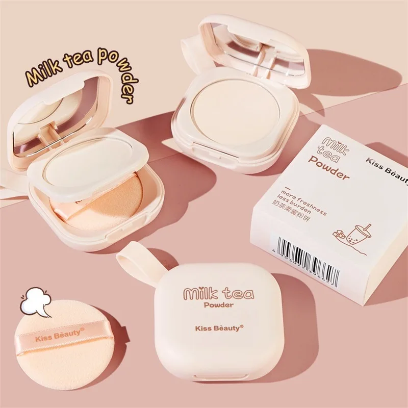 

Nature Full Coverage Face Powder Long Lasting Waterproof Powder Face Up New Make Tools Compact Pressed Foundation Layer Dou