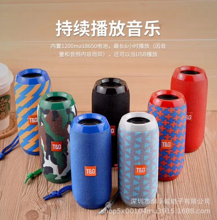 Тканевый арт TG117 уличный Портативный беспроводной Bluetooth Разъем для динамиков в карты радио