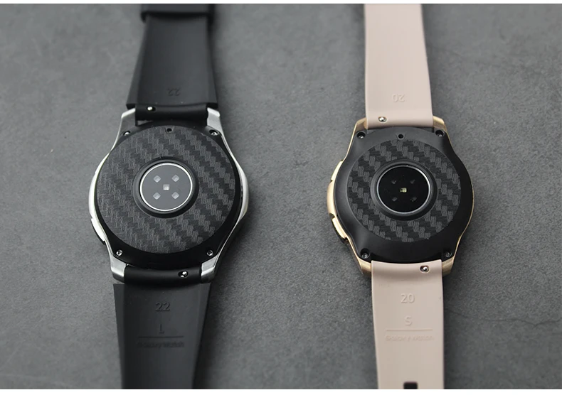 2 шт. пленка для часов для gear S3 Classic/Frontier Защитная пленка для задней панели из углеродного волокна для samsung Galaxy Watch 46 мм 42 мм