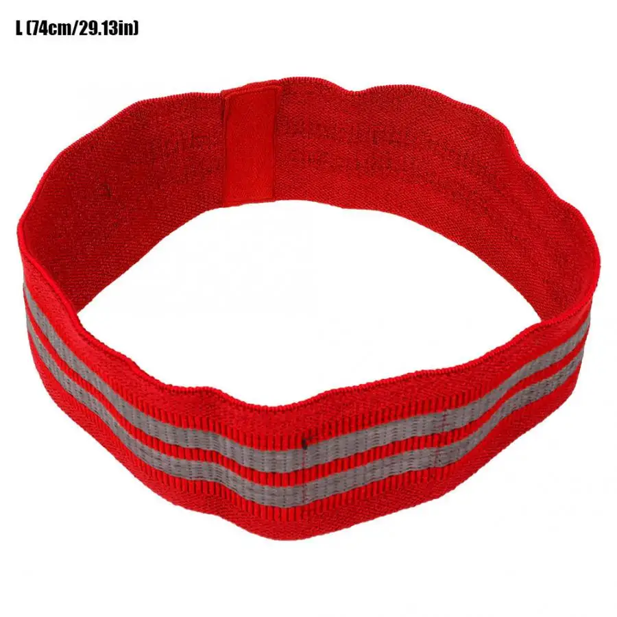 Red L Sport Resistance Band Training Squat Training Hip Ring Elastic Band Yoga Elastic Band Yoga Exercise Rally Belt Fitness Equipment - Цвет: Red L