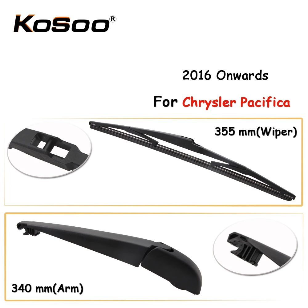 Kosoo Auto Rear Car Wiper Blade For Chrysler Pacifica,355mm 2016
