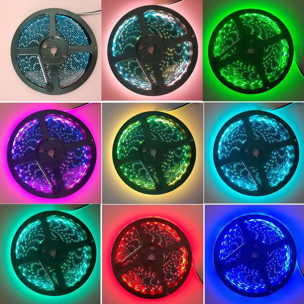 5 метров супер яркий 480 Led/м 2400 Led/5 м 2835 теплый белый/холодный белый 12 В двухрядные гибкие светодиодные полосы