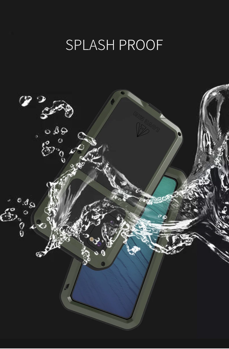 Original Powerful Armor Heavy Duty Metal Tank Case for Samsung Galaxy S20 FE S10 S9 S8 Plus Note 8 9 10 Lite 20 Ultra Pro 5G