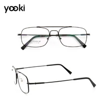 Оправа очков из титанового сплава Мужские квадратные очки для чтения оптические линзы оправа для очков EJ022-C9063