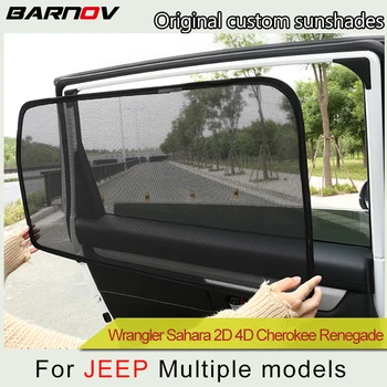 

Car Curtain Window SunShades Mesh Shade Blind Original Custom For JEEP Wrangler Sahara 2D 4D Cherokee Renegade Grand Commander