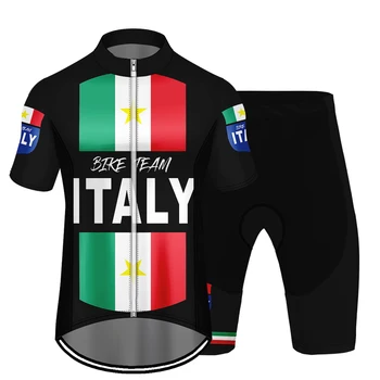

3D Men Cycling Jersey Short Sleeve Top Shorts Bib Set Breathable Hip Hop Fashion Quick Dry Sport Bike Set Cool fashion Logo