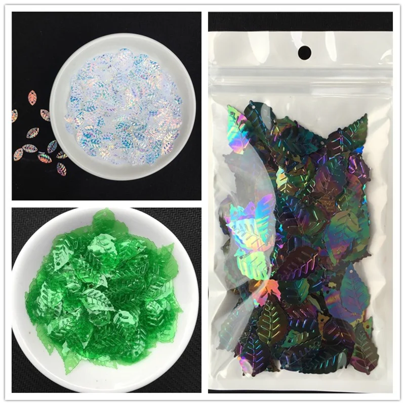 10g/200pcs/Bag More Size Transparent Sequins PVC/PET Paillettes Sewing Wedding Craft Sequin DIY Garment Lentejuelas Accessorise sequins for crafts sequin embroidery accessories sequin sewing accessories sequins accessories sequins jewelry accessories