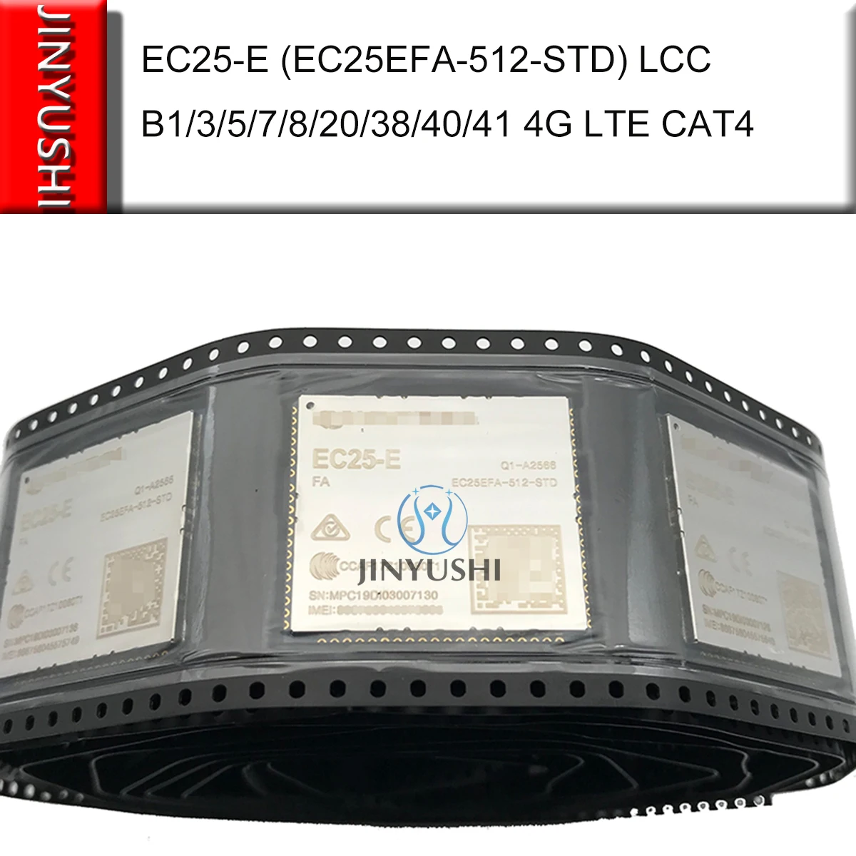 EC25-E типа SMT EC25 EC25EFA-512-STD LCC FDD-LTE TDD-LTE встроенный GNSS поддерживает DFOTA eCall и DTMF |
