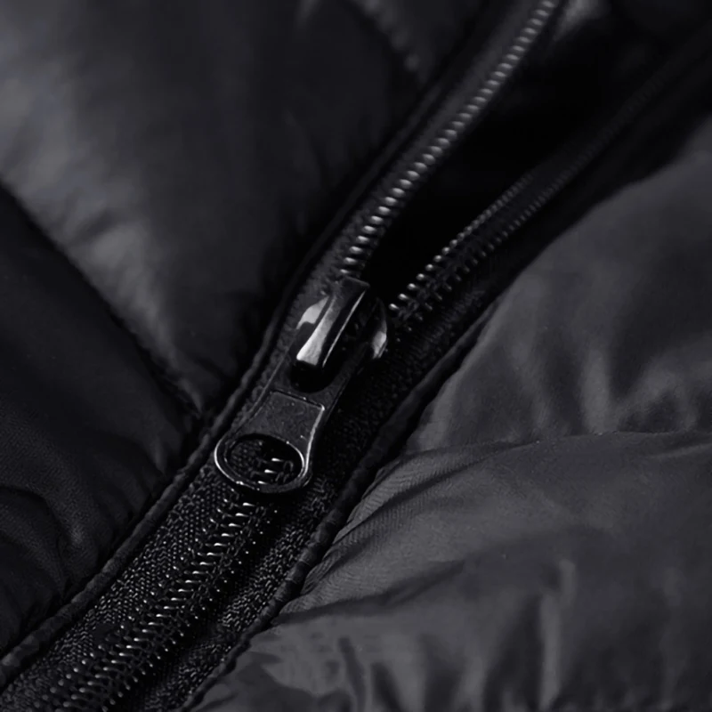 Зимний USB нагревательный жилет Тепловая ткань перо Кемпинг Туризм Теплая Охотничья Куртка Открытый Мужской Электрический жилет с подогревом
