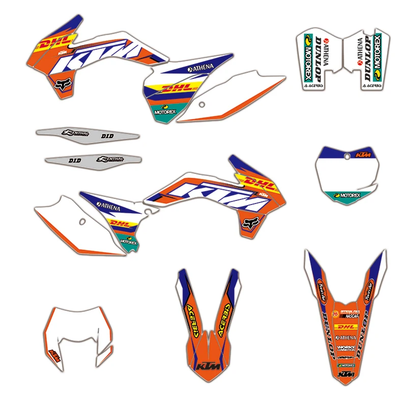 MXGRAPHIC Настраиваемые Графические наклейки Наборы деко для KTM EXC XCW XCFW 125 250 300 450 2014 2015